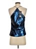 Anna-kaci 100% Polyester Blue Sleeveless Top Size S - photo 2
