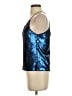Anna-kaci 100% Polyester Blue Sleeveless Top Size S - photo 5