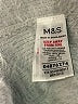 M&S 100% Polyamide Silver Blue Cardigan Size 10 - 11 - photo 3