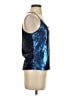 Anna-kaci 100% Polyester Blue Sleeveless Top Size S - photo 4