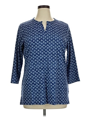 L.L.Bean 3/4 Sleeve Blouse (view 1)