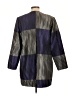 Black Label by Chico's 100% Polyester Blue Coat Size L - photo 2