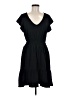 Dylan 100% Cotton Solid Black Casual Dress Size M - photo 1