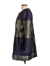 Black Label by Chico's 100% Polyester Blue Coat Size L - photo 5