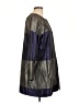 Black Label by Chico's 100% Polyester Blue Coat Size L - photo 4