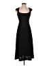 Nicole Miller 100% Polyester Solid Black Cocktail Dress Size 2 - photo 1