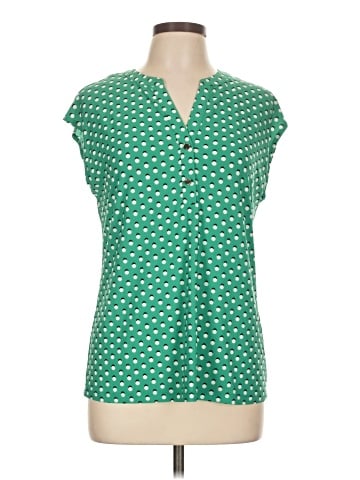 Anne Klein Short Sleeve Blouse (view 1)