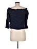 Copper Key 100% Cotton Blue 3/4 Sleeve Blouse Size M - photo 2