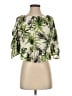 DueSouth Green 3/4 Sleeve Blouse Size S (estimated) - photo 1