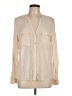 Zara Basic Ivory Long Sleeve Blouse Size L - photo 1