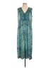Apt. 9 Paisley Green Casual Dress Size L - photo 1