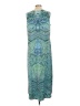 Apt. 9 Paisley Green Casual Dress Size L - photo 2