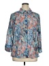 Draper's & Damon's Paisley Blue 3/4 Sleeve Blouse Size 1X - photo 1
