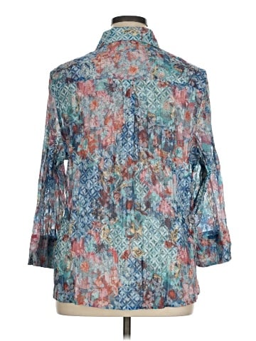 Draper's & Damon's 3/4 Sleeve Blouse (view 2)