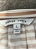 Naked Zebra Purple Tan Long Sleeve Top Size L - photo 7