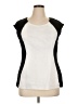 Roz & Ali Ivory Sleeveless T-Shirt Size XL - photo 1
