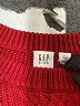 Gap Kids 100% Cotton Solid Red Pullover Sweater Size 12 - photo 3