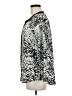 Calvin Klein 100% Polyester Animal Print Ivory Long Sleeve Blouse Size M - photo 5