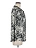 Calvin Klein 100% Polyester Animal Print Ivory Long Sleeve Blouse Size M - photo 4