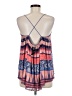 Bebe Blue Sleeveless Blouse Size M - photo 2