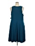 Torrid Solid Teal Casual Dress Size 5X Plus (5) - photo 2