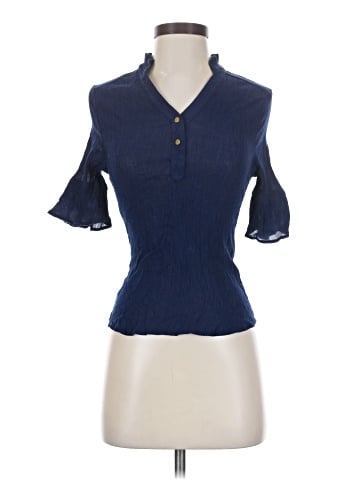 E&M Collection Short Sleeve Blouse (view 1)