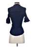 E&M Collection Blue Short Sleeve Blouse Size S - photo 2