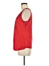 St. John Red Sleeveless Blouse Size M - photo 5