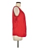 St. John Red Sleeveless Blouse Size M - photo 4