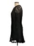 Sandro 100% Cotton Black Cocktail Dress Size Lg (3) - photo 5