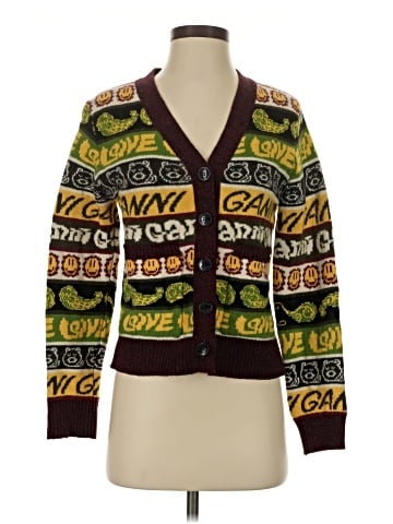 Ganni Wool Cardigan (view 1)