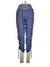 Blue Island Stripes Blue Casual Pants Size S - photo 1