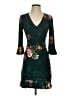 BCBGeneration Floral Green Cocktail Dress Size XXS - photo 1