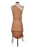 Unbranded Solid Tan Cocktail Dress Size 4 - photo 2