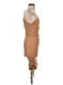 Unbranded Solid Tan Cocktail Dress Size 4 - photo 4
