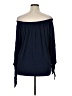 Chaps Blue 3/4 Sleeve Blouse Size 1X - photo 2