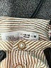 Zara Stripes Tan Long Sleeve Button-Down Shirt Size 12-18 mo - photo 3