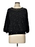 Cathy Daniels Black 3/4 Sleeve Blouse Size L - photo 1