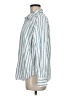 Ann Taylor Stripes Blue Long Sleeve Button-Down Shirt Size M - photo 5