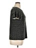Adrianna Papell Black Short Sleeve Top Size XL - photo 4