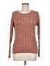 Pink Rose 100% Acrylic Pink Pullover Sweater Size M - photo 1