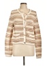 Marled Stripes Ivory Cardigan Size L - photo 1