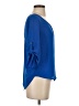 Mine 100% Polyester Blue 3/4 Sleeve Blouse Size S - photo 4