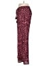 Johnny Was 100% Silk Animal Print Pink Silk Pants Size XL - photo 5