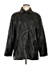 Zara 100% Polyester Black Faux Leather Jacket Size M - photo 1
