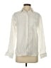 Athleta 100% Linen Ivory Long Sleeve Button-Down Shirt Size XXS - photo 1