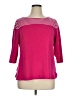 Croft & Barrow Pink Pullover Sweater Size 1X - photo 1
