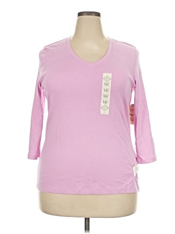 St. John's Bay 3/4 Sleeve T-Shirt (view 1)