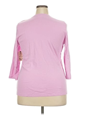St. John's Bay 3/4 Sleeve T-Shirt (view 2)