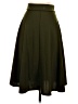 Doublju Solid Green Casual Skirt Size S - photo 2